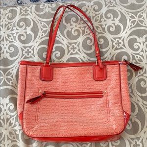 Coach Poppy Signature Oxford Tote